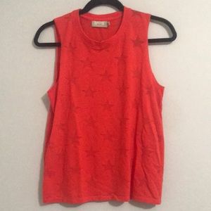 Red star tank top